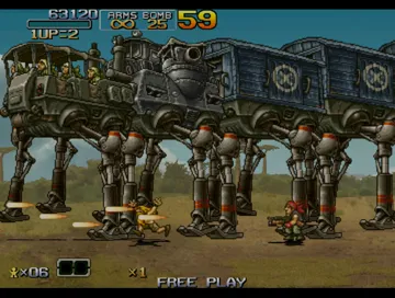 Metal Slug Anthology screen shot game playing